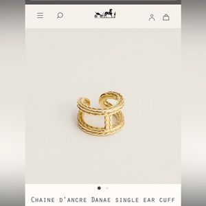 Chaine d'ancre Danae single ear cuff